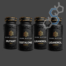 Cargar imagen en el visor de la galería, Ciclo de volumen con SARMs para intermedios | Testolone, Ligandrol &amp; YK-11 Ciclos con SARMs DARK MATTER NUTRITION - Super Soldados