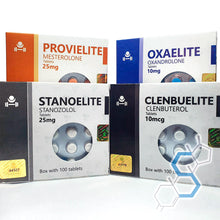 Load image into Gallery viewer, Ciclo de definición oral para principiantes | Oxandrolona, Winstrol, Clembuterol &amp; Proviron Ciclos de esteroides Variedad de laboratorios - Super Soldados