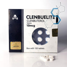 Load image into Gallery viewer, *Clenbuelite | Clembuterol 10mcgs 100 tabletas Orales Elite Pharmaceuticals - Super Soldados